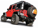 Borla 12-16 Jeep Wrangler 3.6L AT/MT 4DR 4WD S SQ RL AC SR 2.5in 2in TIP 3.5inx3.28in Black Chrome Borla Catback  AXOPROS