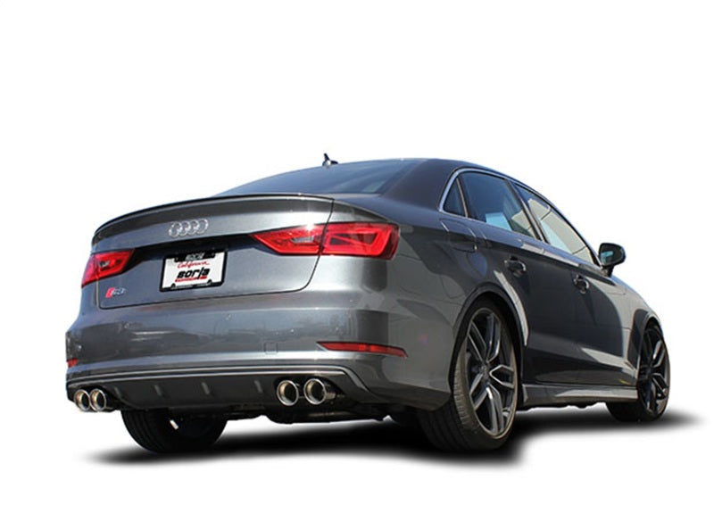 Borla 13-15 Audi S3 S-Type Dual Round Rolled Catback Exhaust Borla Catback  AXOPROS