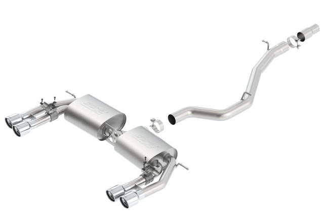 Borla 13-15 Audi S3 S-Type Dual Round Rolled Catback Exhaust Borla Catback  AXOPROS
