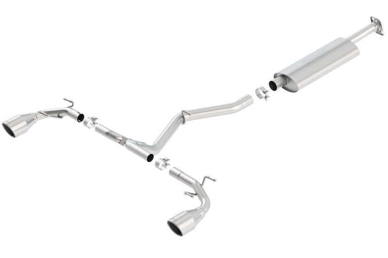 Borla 13-15 Scion FR-S 2.0L 4cyl 6spd / 13 Subaru BRZ 2.0L 4cyl 6spd SS Catback Exhaust Borla Catback  AXOPROS