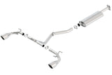 Borla 13-15 Scion FR-S 2.0L 4cyl 6spd / 13 Subaru BRZ 2.0L 4cyl 6spd SS Catback Exhaust Borla Catback  AXOPROS