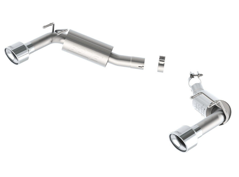 Borla 14-15 Camaro SS 6.2L V8 RWD Single Split Rr Exit S-Type Exhaust (rear section only) Borla Axle Back  AXOPROS