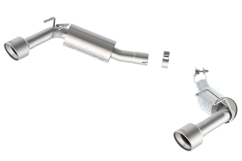 Borla 14-15 Camaro SS 6.2L V8 RWD Single Split Rr Exit S-Type Exhaust (rear section only) Borla Axle Back  AXOPROS