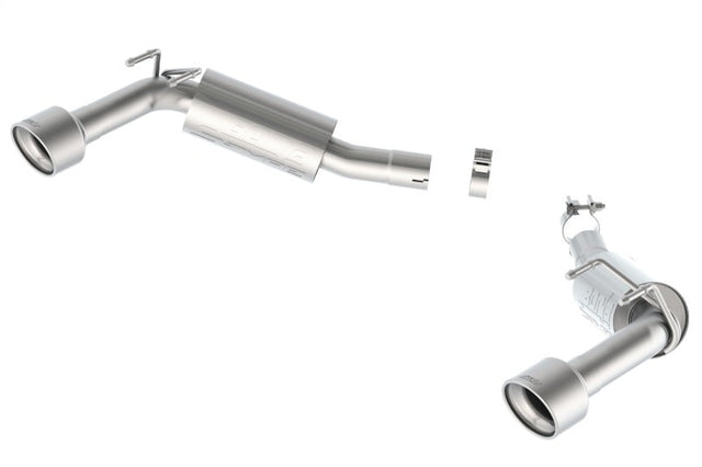 Borla 14-15 Camaro SS 6.2L V8 RWD Single Split Rr Exit S-Type Exhaust (rear section only) Borla Axle Back  AXOPROS