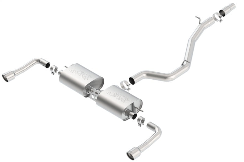 Borla 14-16 Audi A3 Quattro 2.0L Turbo AT/MT RWD 4DR S-Type Cat-Back Exhaust Single Split Rear Exit Borla Catback  AXOPROS