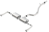 Borla 14-16 Audi A3 Quattro 2.0L Turbo AT/MT RWD 4DR S-Type Cat-Back Exhaust Single Split Rear Exit Borla Catback  AXOPROS