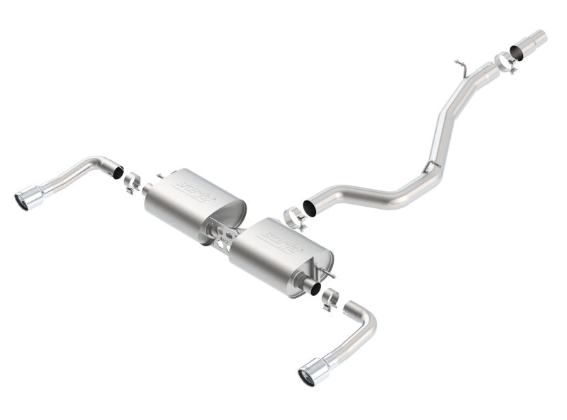 Borla 14-16 Audi A3 Quattro 2.0L Turbo AT/MT RWD 4DR S-Type Cat-Back Exhaust Single Split Rear Exit Borla Catback  AXOPROS