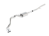 Borla 14 Silv/Sierra 1500 EC Std/CC Short 143.5in WB ATAK Dual Rolled Side Exit Cat-Back Exhaust Borla Catback  AXOPROS