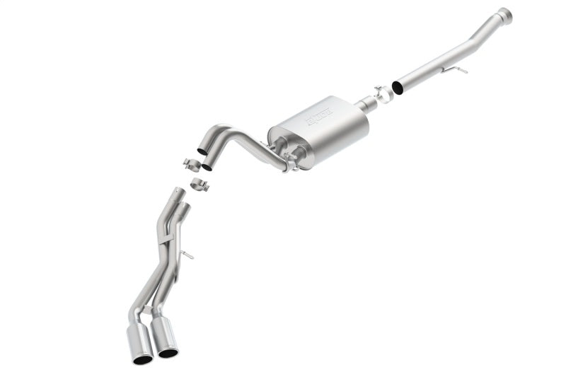 Borla 15-16 Cadillac Escalade ESV/Yukon Denali XL 6.2L V8 AT Split Side Ext SS S-Type CB Exhaust Borla Catback  AXOPROS