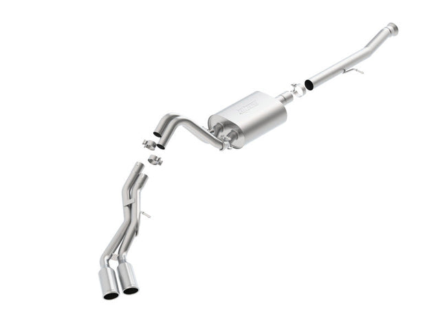 Borla 15-16 Cadillac Escalade ESV/Yukon Denali XL 6.2L V8 AT Split Side Ext SS S-Type CB Exhaust Borla Catback  AXOPROS