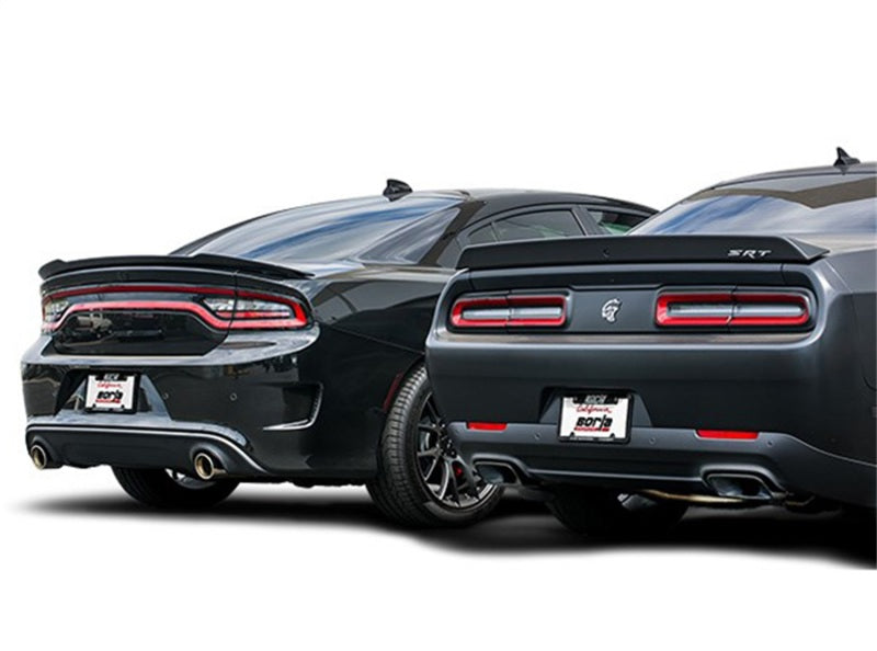 Borla 15-16 Dodge Challenger Hellcat 6.2L V8 ATAK w/ Valve Simulator CB Exhaust Factory Valance Borla Catback  AXOPROS