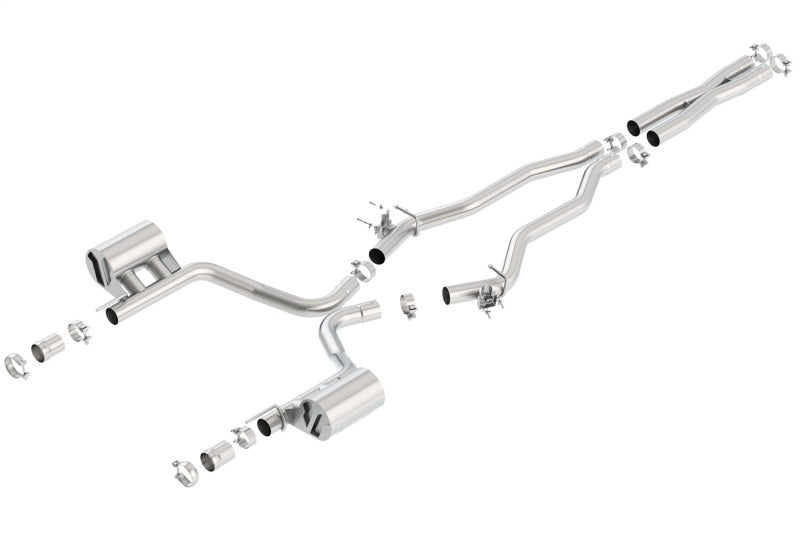 Borla 15-16 Dodge Challenger SRT/Scat Pcak 6.4L V8 ATAK Catback Exhaust Borla Catback  AXOPROS