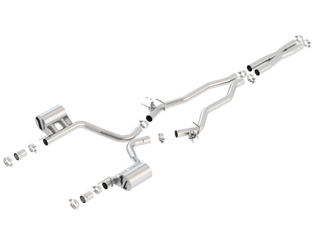 Borla 15-16 Dodge Challenger SRT/Scat Pcak 6.4L V8 ATAK Catback Exhaust Borla Catback  AXOPROS