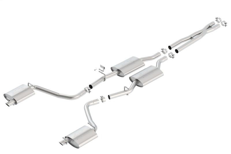 Borla 15-16 Dodge Charger 3.6L V6 ATAK Cat Back Exhaust (Uses Factory Valence) Borla Catback  AXOPROS