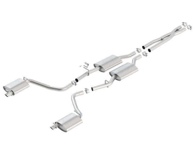 Borla 15-16 Dodge Charger 3.6L V6 ATAK Cat Back Exhaust (Uses Factory Valence) Borla Catback  AXOPROS