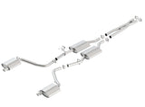 Borla 15-16 Dodge Charger 3.6L V6 S-Type Cat Back Exhaust (Uses Factory Valence) Borla Catback  AXOPROS