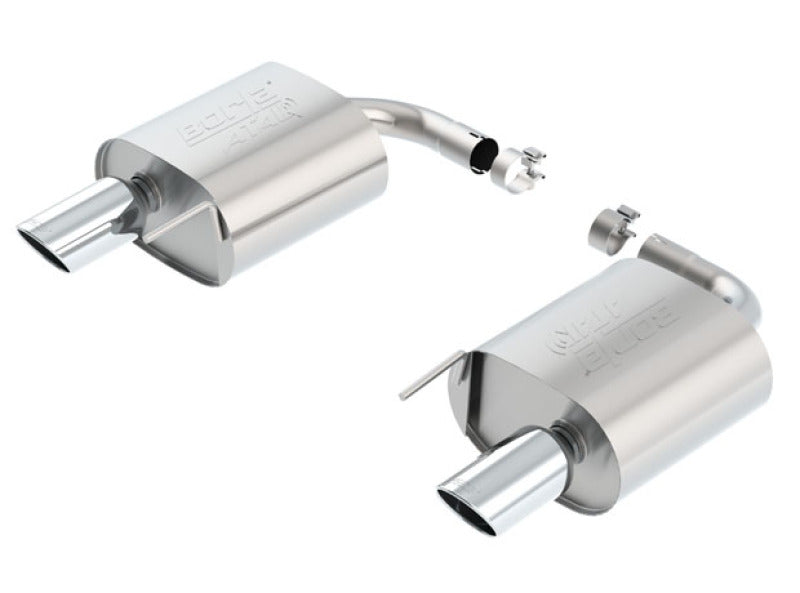Borla 15-16 Ford Mustang 2.3L AT/MT Rear Section ATAK Exhaust Borla Axle Back  AXOPROS