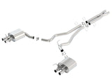 Borla 15-16 Ford Mustang Shelby GT350 5.2L ATAK Cat Back Exhaust (Uses Factory Valence) Borla Catback  AXOPROS