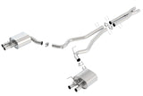 Borla 15-16 Ford Mustang Shelby GT350 5.2L ATAK Cat Back Exhaust (Uses Factory Valence) Borla Catback  AXOPROS