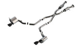 Borla 15-21 Jeep Grand Cherokee SRT 6.4L V8 AWD S-Type Cat-Back Exhaust System - Black Tips T-304SS Borla Catback  AXOPROS