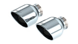 Borla 15-24 Dodge Charger V8 / 2023 Chrysler 300C T-304 SS Tips 5in Outlet - Bright Chrome Borla Tips  AXOPROS