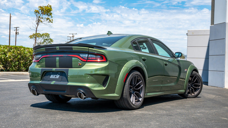 Borla 15-24 Dodge Charger V8 / 2023 Chrysler 300C T-304 SS Tips 5in Outlet - Bright Chrome Borla Tips  AXOPROS