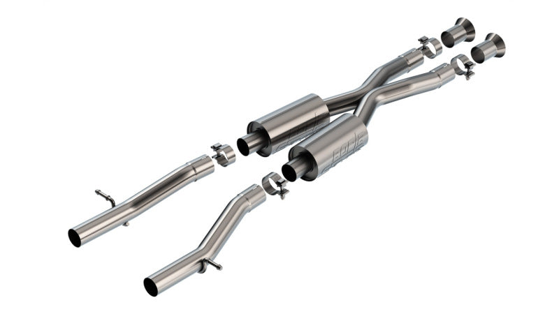 Borla 15-24 Lexus RC F 5.0L V8 Automatic Transmission RWD 2.5in S-Type Mid-Section Borla Connecting Pipes  AXOPROS