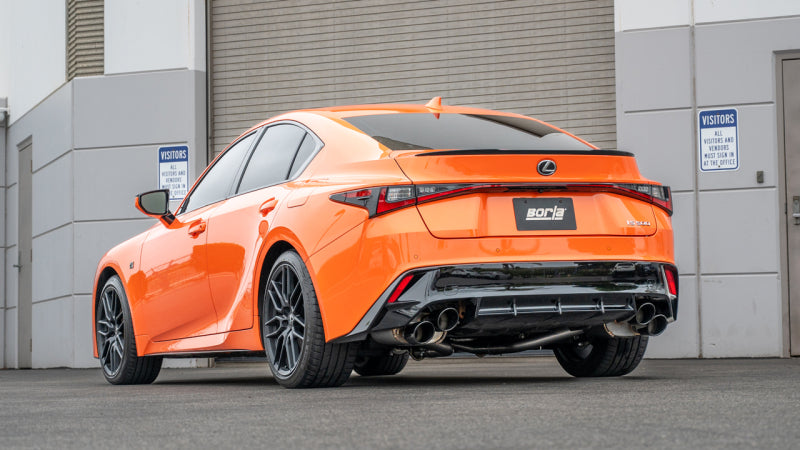 Borla 15-24 Lexus RC F Axle-Back Exhaust System S-Type - Black Chrome Borla Axle Back  AXOPROS