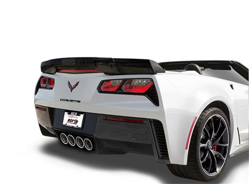 Borla 15 Chevy Corvette C7 ZO6 6.2L w/o AFM w/ NPP ATAK Quad RD RL AC Tips Center Rear Exit Exh Borla Catback  AXOPROS