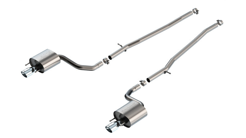 Borla 16-17 Lexus IS200T / 18-24 Lexus IS300 2.25in S Type Cat Back 4.25in Tip - Stainless Steel Tip Borla Catback  AXOPROS