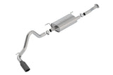 Borla 16-18 Toyota Tacoma 3.5L AT 4DR CC Short Bed S-Type SS Catback Exhaust - Black Chrome Tip Borla Catback  AXOPROS