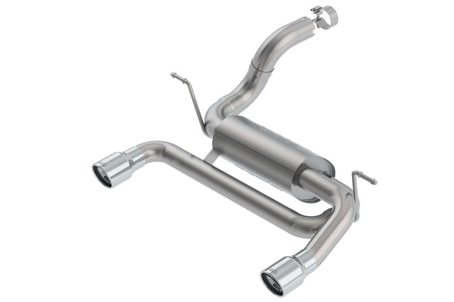 Borla 18-19 Jeep Wrangler JL/JLU 2.0L 4Cyl 2DR/4DR Axle Back Exhaust ATAK w/ 3.5in Tips Borla Axle Back  AXOPROS