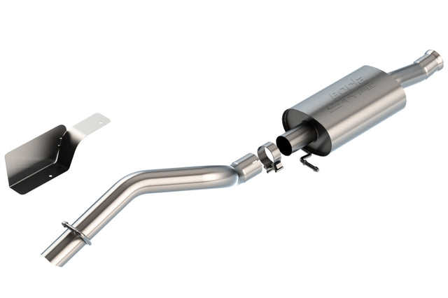 Borla 18-21 Jeep Wrangler JL 2.0L 2DR Climber 2.75in Turn Down Tip S-Type Cat-Back Exhaust Borla Catback  AXOPROS