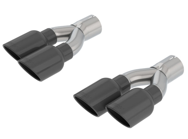 Borla 18+ Jeep Grand Cherokee TrackHawk 6.2L V8 Black Chrome 3in Tip Kit (For PN 140755 and 140756) Borla Tips  AXOPROS