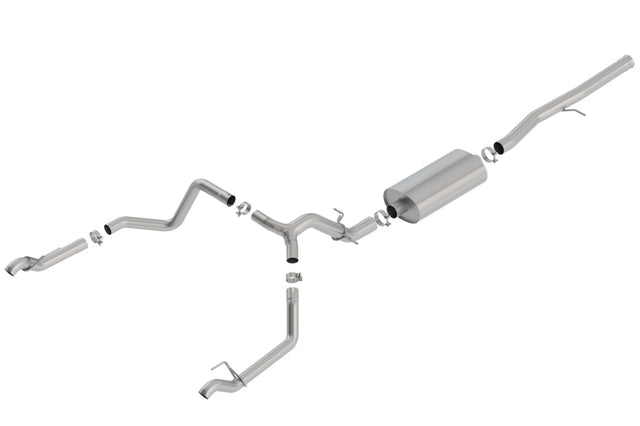 Borla 19 Chevrolet Silverado/GMC Sierra 1500 6.2L SS Touring Catback Exhaust Borla Catback  AXOPROS
