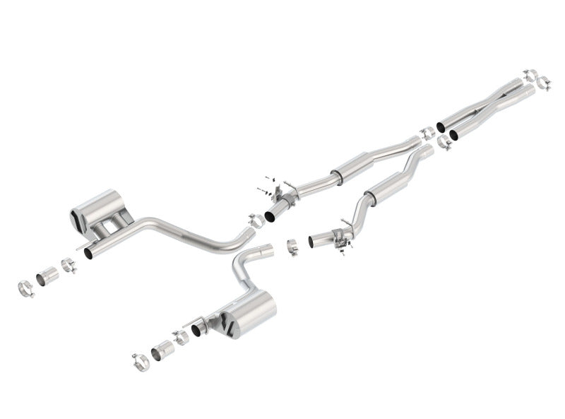 Borla 2015 Dodge Challenger SRT/392 Hemi 6.4L V8 S-TYPE Catback Exhaust w/ Valves Factory Bezel Borla Catback  AXOPROS