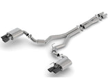 Borla 2018 Ford Mustang GT 5.0L AT/MT 3in S-Type Catback Exhaust Black Chrome Tips w/ Valves Borla Catback  AXOPROS