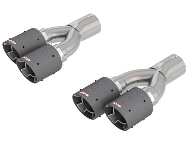 Borla 2018 Grand Cherokee Trackhawk 6.2L V8 AT AWD 4DR 3in Carbon Fiber Tip Kit Borla Tips  AXOPROS