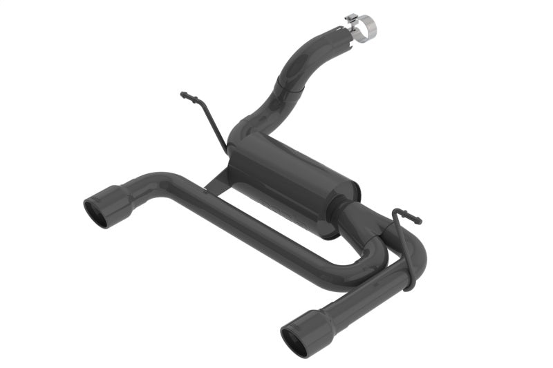 Borla 2018 Jeep Wrangler JL/JLU 3.6L 2DR/4DR S-Type SS Axle Back Black Coated Exhaust w/3.5in Tips Borla Axle Back  AXOPROS