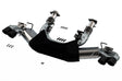 Borla 2020 Chevrolet Corvette C8 6.2 ATAK 3in Exhaust System Dual Round Rolled A/C Black Chrome Tips Borla Catback  AXOPROS