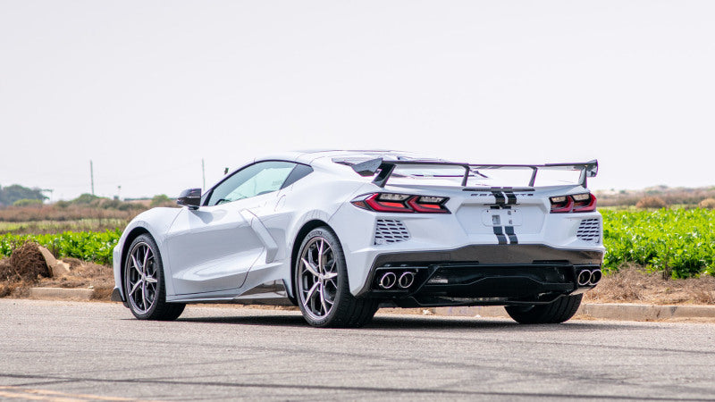 Borla 2020 Chevrolet Corvette C8 6.2L ATAK 3in Exhaust System Dual Round A/C Tips 4inx 4.75in Borla Catback  AXOPROS