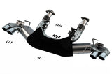 Borla 2020 Chevrolet Corvette C8 6.2L ATAK 3in Exhaust System Dual Round A/C Tips 4inx 4.75in Borla Catback  AXOPROS