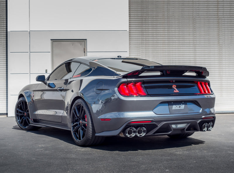 Borla 2020 Ford GT500 5.2L AT 3in ATAK CatBack Exhaust w/ Carbon Fiber Tips Borla Catback  AXOPROS