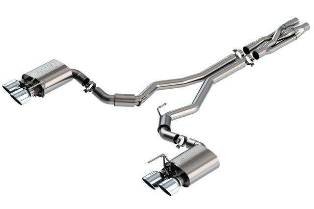 Borla 2020 Ford GT500 5.2L AT 3in ATAK CatBack Exhaust w/ Chrome Tips Borla Catback  AXOPROS