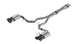Borla 2024 Ford Mustang Dark Horse 5.0L V8 w/Active Exhaust ATAK Cat-Back Exhaust System - BC Tips Borla Catback  AXOPROS