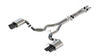 Borla 2024 Ford Mustang GT 5.0L V8 3 in ATAK Catback Non-Active Exhaust- Black Chrome Quad Tip Borla Catback  AXOPROS