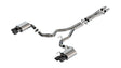 Borla 2024 Ford Mustang GT 5.0L V8 w/ Active Exhaust ATAK Cat-Back Exhaust System - Black Chrome Borla Catback  AXOPROS