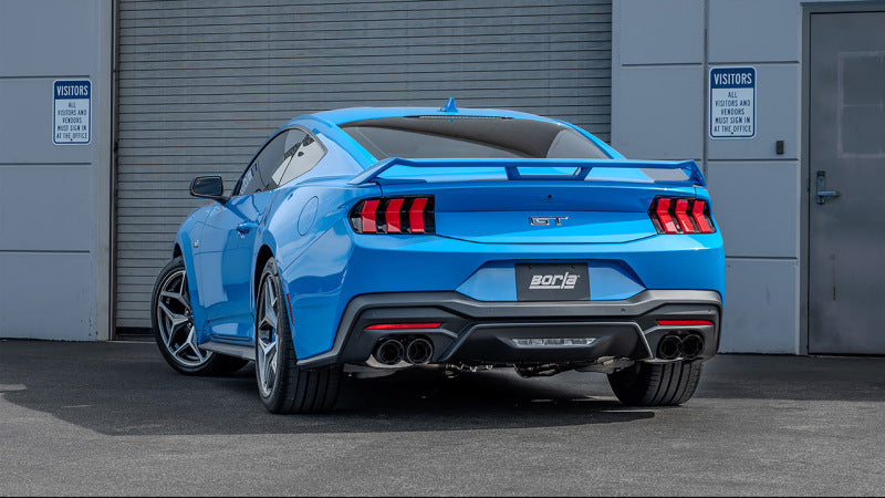 Borla 2024 Ford Mustang GT 5.0L V8 w/ Active Exhaust ATAK Cat-Back Exhaust System - Carbon Fiber Borla Catback  AXOPROS