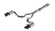 Borla 2024 Ford Mustang GT 5.0L V8 w/ Active Exhaust S-Type Cat-Back Exhaust System - Carbon Fiber Borla Catback  AXOPROS