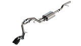 Borla 21-22 Chevrolet Tahoe 5.3L V8 AT 2/4WD Touring Cat-Back Exhaust (Black Chrome) Borla Catback  AXOPROS